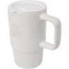 Mug Carter en céramique de 450 ml avec couvercle en plastique