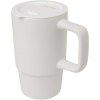 Mug Carter en céramique de 450 ml avec couvercle en plastique