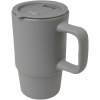 Mug Carter en céramique de 450 ml avec couvercle en plastique