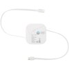 Câble rétractable 5 en 1 Gloas en matériaux recyclés pour synchronisation de données et charge rapide de 100 W avec kit d’outils pour smartphone