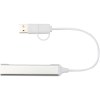 Hub USB-A et Type-C Alkaid à 4 ports en aluminium recyclé avec double entrée