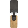 Support de téléphone de bureau Alfirk pliable en plastique recyclé avec détails en bambou