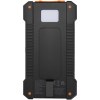 Batterie de secours solaire Altair robuste de 5 000 mAh et 10 W en plastique recyclé avec lampe de poche intégrée