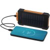 Batterie de secours solaire Altair robuste de 5 000 mAh et 10 W en plastique recyclé avec lampe de poche intégrée