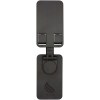 Support de téléphone Alhena pliable en plastique recyclé avec support de bureau en métal