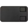 Support de téléphone Alhena pliable en plastique recyclé avec support de bureau en métal