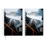 AGENDA CARRE 1 JOUR CREATION 2026 - 140 x 210 mm - COUVERTURE SOUPLE 380g QUADRI - SPIRALE BLANCHE - AVEC SUR-COUVERTURE TRANSLUCIDE