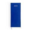 AGENDA DE CAISSE 2026 - DOS CARRE COUSU COLLE EMBOITE - 137 x 335 mm - COUVERTURE NOIRE - TRANSFERT A CHAUD