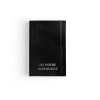 CARNET DE CHANTIER 2026 - 90 x 140 mm - COUVERTURE BORDEAUX TRANSFERT A CHAUD - 192 PAGES QUADRILLEES - ELASTIQUE DE FERMETURE