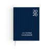 AGENDA EMBOITE HARMONIE 2026 - MINI 90 x 165 mm - COUVERTURE KAKI AVEC PELLICULAGE SOFT TOUCH - TRANSFERT A CHAUD - 2 PAGES (1 FEUILLE) QUADRI EN DEBUT D'AGENDA