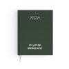 AGENDA EMBOITE NATUREL 2026 - MINI 90 x 165 mm - COUVERTURE KAKI - TRANSFERT A CHAUD
