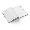 AGENDA EMBOITE PRESTIGE 2026 - MINI 90 x 165 mm - COUVERTURE INDIGO - THERMOVIRANT - 4 PAGES (2 FEUILLES) QUADRI EN DEBUT D'AGENDA