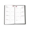 AGENDA EMBOITE PRESTIGE 2026 - MINI 90 x 165 mm - COUVERTURE OCRE - THERMOVIRANT