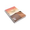 AGENDA SCRIPT BOOK 2026 - 226 x 298 mm - SPIRALE BLANCHE - COUVERTURE PELLICULAGE MAT - 1 FEUILLET PERSONNALISE