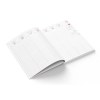 AGENDA EMBOITE ACTUEL 2026 - SEMAINIER 210 x 270 mm - TRANSFERT A CHAUD - 2 PAGES (1 FEUILLE) QUADRI EN DEBUT D'AGENDA