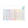 PASTEL 2026 - MAXI 650 x 405 mm - CC REMBORDE - DOS VINS - MARQUAGE 1 COULEUR - IDENTIQUE RECTO VERSO - 1 TROU EN TETE