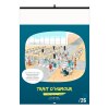 TRAIT D'HUMOUR 2026 - 7 FEUILLETS - RELIURE BAGUETTE - MARQUAGE 1 COULEUR - PAGE DE GARDE REPIQUÉE