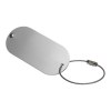Etiquette de valise en aluminium Isa