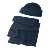 Bonnet et écharpe en laine polaire Russo