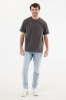 T-shirt lourd en coton recyclé IQONIQ Nikko