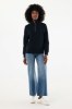 Sweater IQONIQ à col montant zippé en coton recyclé Elgon