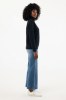 Sweater IQONIQ à col montant zippé en coton recyclé Elgon