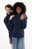 Sweater IQONIQ à col montant zippé en coton recyclé Elgon