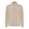 Sweater IQONIQ à col montant zippé en coton recyclé Elgon