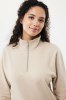 Sweater IQONIQ à col montant zippé en coton recyclé Elgon