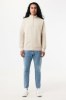 Sweater IQONIQ à col montant zippé en coton recyclé Elgon