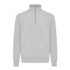 Sweater IQONIQ à col montant zippé en coton recyclé Elgon