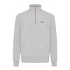 Sweater IQONIQ à col montant zippé en coton recyclé Elgon