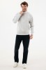 Sweater IQONIQ à col montant zippé en coton recyclé Elgon