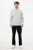 Sweater IQONIQ à col montant zippé en coton recyclé Elgon
