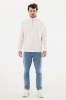 Sweater IQONIQ à col montant zippé en coton recyclé Elgon