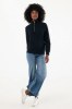 Sweater IQONIQ à col montant zippé en coton recyclé Elgon