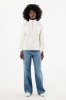Sweater IQONIQ à col montant zippé en coton recyclé Elgon