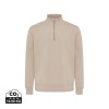 Sweater IQONIQ à col montant zippé en coton recyclé Elgon