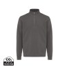 Sweater IQONIQ à col montant zippé en coton recyclé Elgon