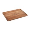 La planche à découper Wooosh est fabriquée en bois d'acacia certifié FSC 100% et est idéale pour couper la viande, les légumes et les fruits