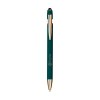 Stylo à bille à encre bleue avec corps en aluminium recyclé et alliage de cuivre