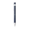Stylo à bille à encre bleue avec corps en aluminium 100% recyclé