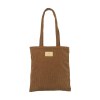 Sac cabas à longues anses, fabriqué en polyester velours côtelé recyclé (270 g/m²)