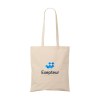 Sac shopping avec de longues anses, en 100% coton tissage solide (120 g/m²)