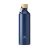 Bouteille d'eau à paroi simple en acier inoxydable recyclé