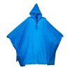 Poncho imperméable en PVC gauffré (260 gr), dans une poche transparente. Taille unique