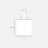 Shopper en coton 135 g/m, anses longues