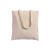 Shopper en coton 135 g/m, anses longues