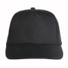 Casquette en coton, 5 panneaux, avec visières de 2 mm d'épaisseur et anneaux brodés, ferme