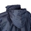 Veste coupe-vent en polyester 190T avec capuche pliable avec fermeture éclair, pliable en